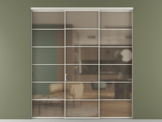 Перегородка Формато внутри проёма 3 створки