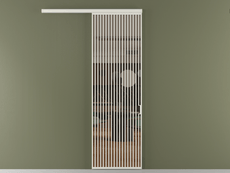 Перегородка Formato вдоль стены 1 створка