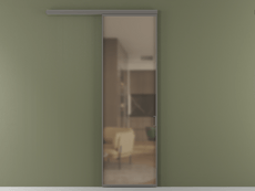 Перегородка Формато вдоль стены 1 створка