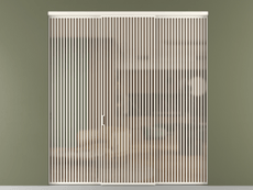 Перегородка Формато внутри проёма 3 створки