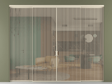 Перегородка Formato внутри проёма 4 створки