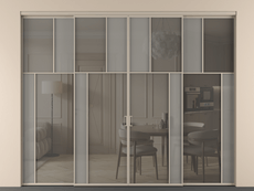 Перегородка Mosaic внутри проёма 4 створки