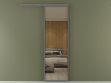 Перегородка Формато вдоль стены 1 створка