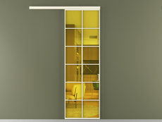 Перегородка Formato вдоль стены 1 створка