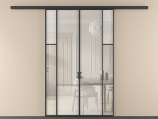 Перегородка Mosaic вдоль стены 2 створки