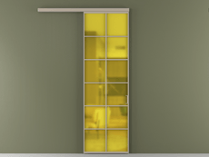 Перегородка Formato вдоль стены 1 створка