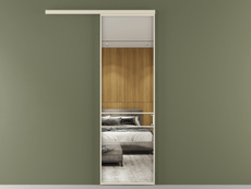 Перегородка Формато вдоль стены 1 створка