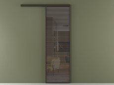 Перегородка Формато вдоль стены 1 створка