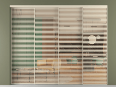 Перегородка Formato внутри проёма телескопик синхро 3