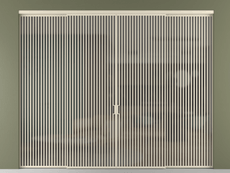 Перегородка Formato внутри проёма 4 створки