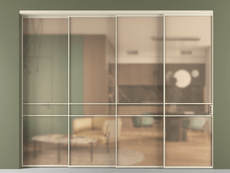 Перегородка Formato внутри проёма телескопик синхро 3