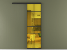 Перегородка Формато вдоль стены 1 створка