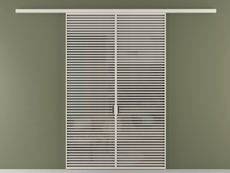 Перегородка Formato вдоль стены 2 створки