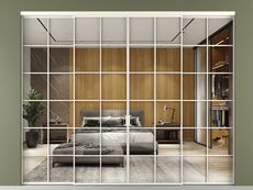 Перегородка Formato внутри проёма 4 створки