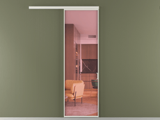 Перегородка Формато вдоль стены 1 створка