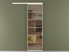 Перегородка Формато вдоль стены 1 створка