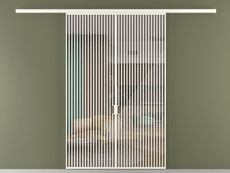 Перегородка Формато вдоль стены 2 створки