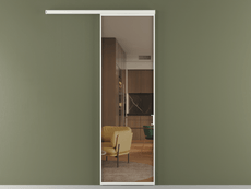 Перегородка Формато вдоль стены 1 створка