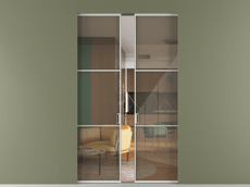 Перегородка Formato скрытый пенал 2 створки