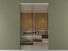 Перегородка Формато внутри проёма 2 створки