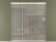 Перегородка Formato внутри проёма 3 створки