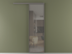 Перегородка Формато вдоль стены 1 створка