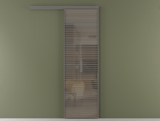 Перегородка Формато вдоль стены 1 створка