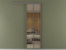 Перегородка Формато вдоль стены 1 створка