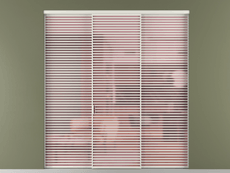 Перегородка Формато внутри проёма 3 створки