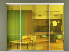 Перегородка Formato внутри проёма телескопик синхро 3