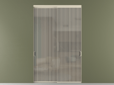 Перегородка Formato внутри проёма 2 створки