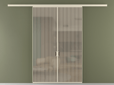 Перегородка Формато вдоль стены 2 створки