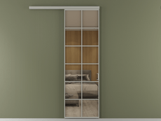 Перегородка Формато вдоль стены 1 створка