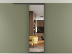 Перегородка Формато вдоль стены на потолок 1 створка
