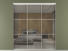 Перегородка Формато внутри проёма 3 створки