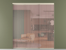 Перегородка Formato внутри проёма 3 створки с синхронным механизмом