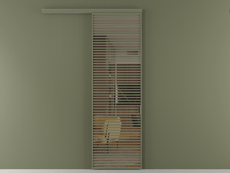 Перегородка Formato вдоль стены 1 створка