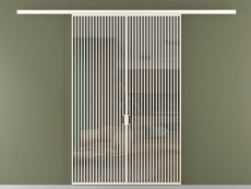 Перегородка Formato вдоль стены 2 створки