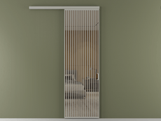 Перегородка Formato вдоль стены 1 створка