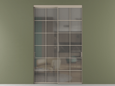 Перегородка Формато внутри проёма 2 створки