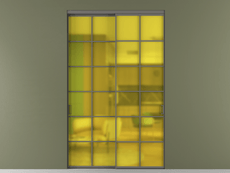 Перегородка Formato внутри проёма 2 створки