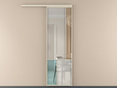 Перегородка Mosaic вдоль стены одностворчатая