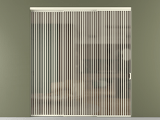 Перегородка Формато внутри проёма 3 створки с синхронным механизмом