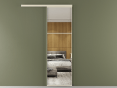 Перегородка Формато вдоль стены 1 створка