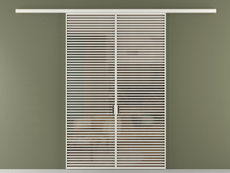 Перегородка Formato вдоль стены 2 створки