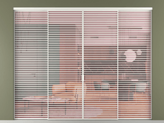 Перегородка Формато внутри проёма 4 створки