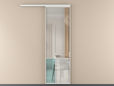 Перегородка Mosaic вдоль стены 1 створка