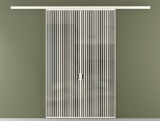 Перегородка Формато вдоль стены 2 створки