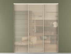 Перегородка Formato внутри проёма трёхстворчатая