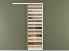 Перегородка Формато вдоль стены 1 створка